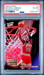 Michael Jordan 1993-94 Fleer Ultra – Inside Outside #4 PSA 6