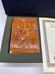 Willis Reed 1973 Madison Square Garden Court Floor Piece NY Knicks Season Holder