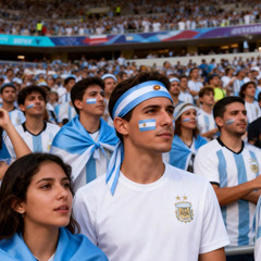 2026 World Cup Flag Headband USA Mexico Argentina Brazil Football Fan Hair Band