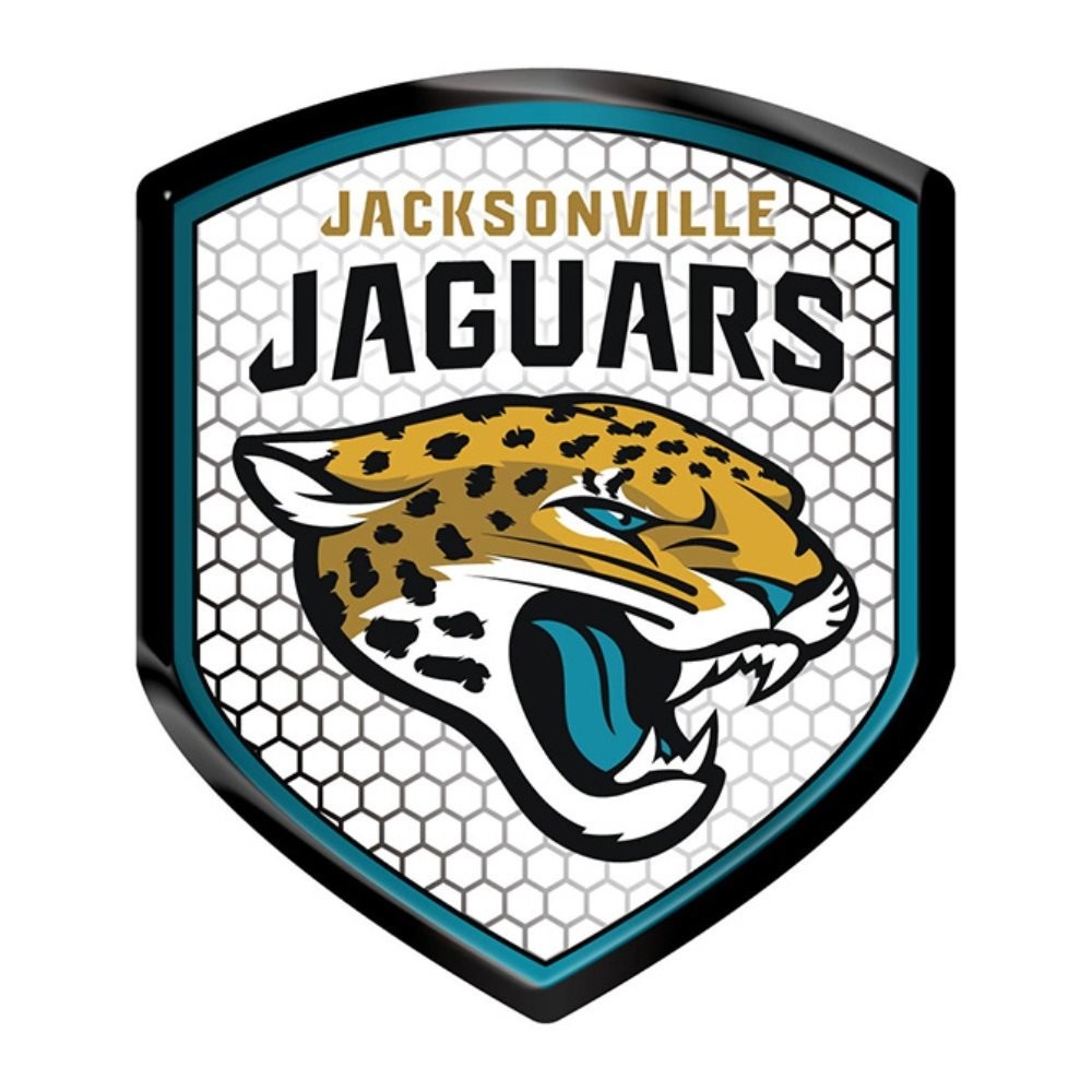 Jacksonville Jaguars High Intensity Reflector, Shield Design, 2.5×3.5 Inch,…