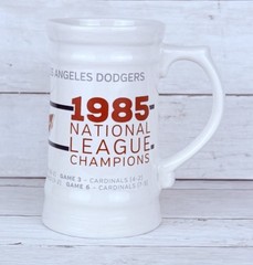 St Louis Cardinals Beer Stein Mug 6.25″ 1985 NLCS NL Champions Dodgers Budweiser