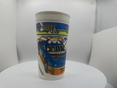 Vintage Hardees Racing Nascar #31 Ward Burton Plastic Cup 1994 Promo Schedule