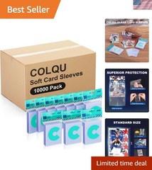 10000 Count Standard Size Card Sleeves – Perfect for TCG & Sports Cards Storage
