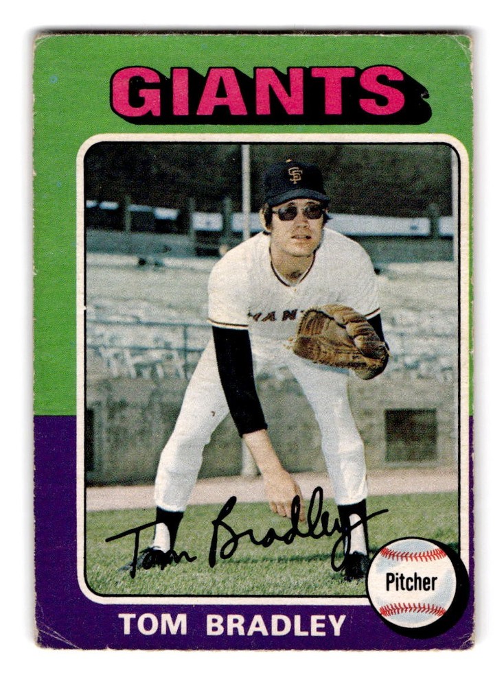 1975 O-Pee-Chee #179 Tom Bradley San Francisco Giants