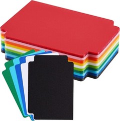 Trading Card Dividers Multicolor Card Page Dividers Frosted Card Separator with