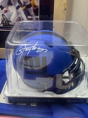Lawrence Taylor Fan Pack! 🗽 Signed Mini Helmet Jersey And Framed 8×10 Photo