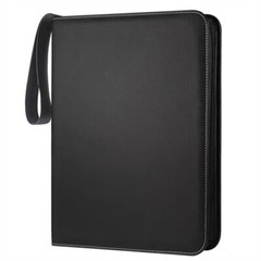 4 Pocket 50 Pages 400 Card Slots Card Binder, Premium Zip Trading Card Folder