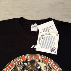 VTG NEW W Tags San Francisco Giants Barry Bonds 756 Home Run Record Shirt Sz 2XL