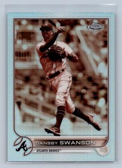 2022 Topps Chrome Sepia Refractor #46 Dansby Swanson Braves