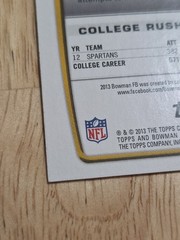 2013 Bowman LE’VEON BELL Black Rainbow Foil #123 Rookie Steelers SP
