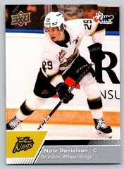Nate Danielson 2022-23 Upper Deck CHL #117 Brandon Wheat Kings