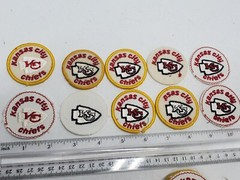 10x Kansas City CHIEFS Patch 1970’s 2″ Inch NFL Football Vintage Unfinished LotC