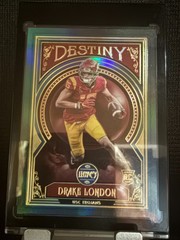 Drake London 2022 Panini Legacy Destiny Rookie RC D-9 Falcons Insert