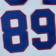 10” JERSEY Number KIT PATCH BASEBALL FOOTBALL HOCKEY TEAMS Choose Any Number 0-9