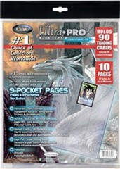 Ultra Pro 9-Pocket Pages Retail pack (10ct) – Special Order