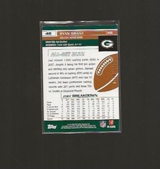 2008 TOPPS STADIUM CLUB RYAN GRANT #48 1ST DAY ISSUE 0120/1499