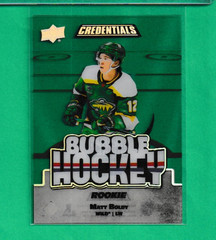 2022-23 Upper Deck Credentials – Bubble Hockey Rookies Matt Boldy #BHR-MB (RC)