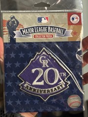 2013 Colorado Rockies 20th Anniversary Season Jersey Emblem Logo Sleeve Patch