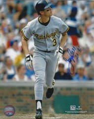 Autographed 8×10 JAY BELL “2x AS” Pittsburgh Pirates photo w/ Show Ticket