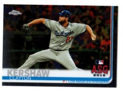 2019 Topps Chrome Update #91 Clayton Kershaw LOS ANGELES DODGERS Ace