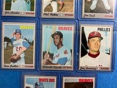 1970 TOPPS BASEBALL CARD HOF LOT OF 11 CARDS EX to NM