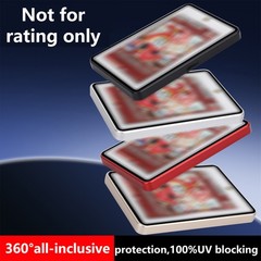 Magnetic Metal Card Slabs Case Protector For 35/130PT Shockproof Aluminum Bumper
