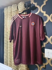 adidas FC Bayern Munich Icon Soccer Jersey Shadow Red JF0595 Size Xl no tag