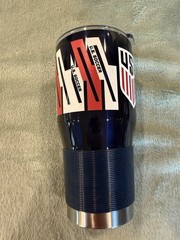 USA Soccer 30oz Tumbler Stainless Steel Insulated Cup Red White Blue