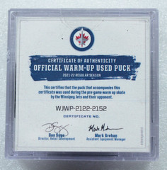 Vegas Golden Knights Winnipeg Jets March 22 2022 Warm Up Puck Pride Night NHL