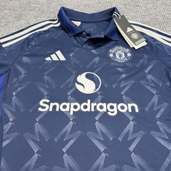 NWT Adidas Manchester United Blue Jersey Youth Size L 13-14Y Soccer Futbol Shirt