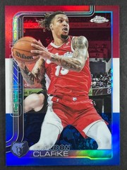 2025-26 Topps Chrome Basketball Red White & Blue Refractor – Pick A Card