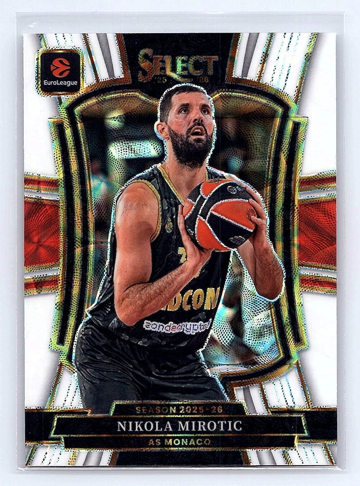 Nikola Mirotic 2025-26 Panini Select EuroLeague #161 White Scope /35