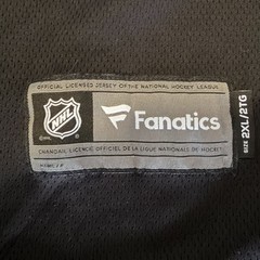 Fanatics NHL San Jose Sharks Hockey Jersey Black Size 2XL Blank
