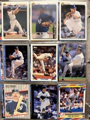 Lot Of 200 New York Yankees Baseball Cards – Don Mattingly, Bernie Williams