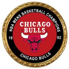 Tribute Coin Chicago Bulls 1992 NBA Basketball Champion Champions