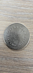 Vintage USSR Latvian SSR Wrestling Federation Vārpa Table Medal 50mm