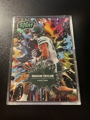 2025 Wild Card Splat Rainbow Crosshatch Rookie Mason Taylor. SSP #d 1/1 Jets