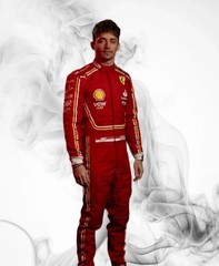 2024 F1 Charles Leclerc & Carlos Sainz Racing Suit 2024 F1 Ferrari Racing Suit