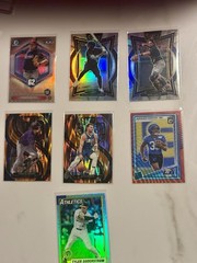 Mixed Sports Card Lot – MLB, NFL & NBA Rookies, Inserts, Refractors & Stars (7)