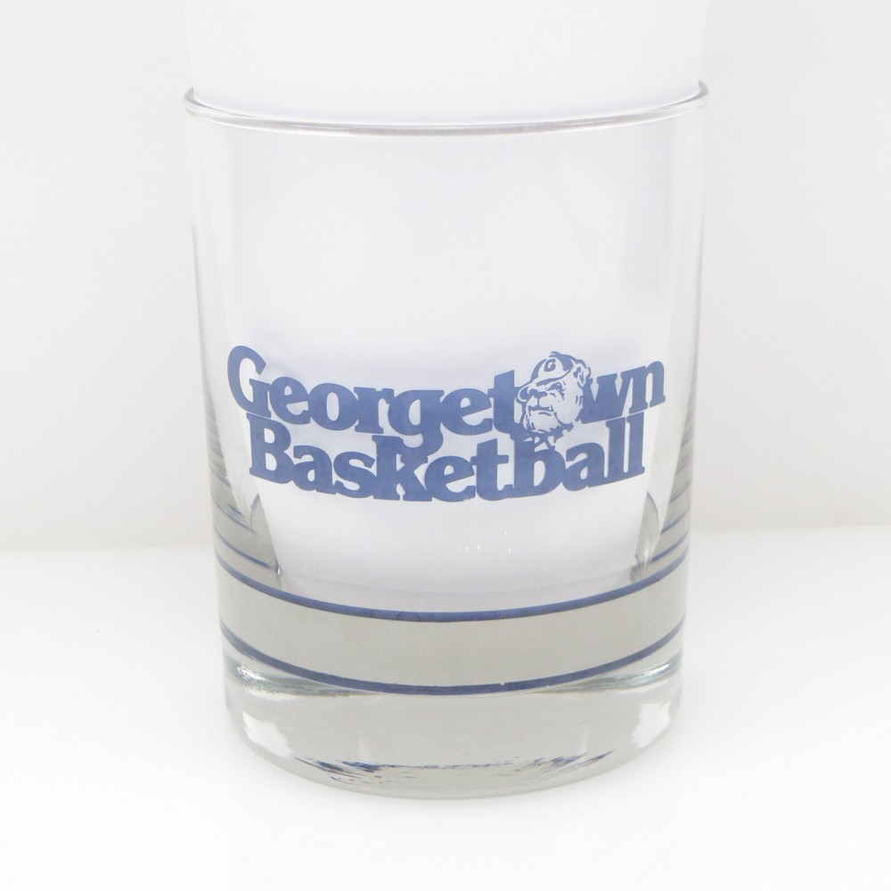 Georgetown Vintage 1989 Getty 10 years of Big East Basketball 10oz Tumbler Glass
