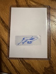 Fanatics collectibles Rear Auto 1/1 blue parallel