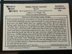 LOT OF 8 SPORTING NEWS WORLD WIDE SPORTS 1933 NEGRO ALL STARS CARDS
