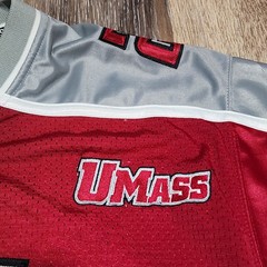 Steve & Barrys UMass Football Jersey #21 Size XL Red White Black Athletic Dept.