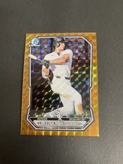 Braden Montgomery 2026 Bowman GOLD Refractor Geometric White Sox /50