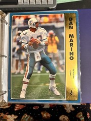 Dan Marino Binder – 1985-1999 Football Cards Lot Miami Dolphins HOF (200+)