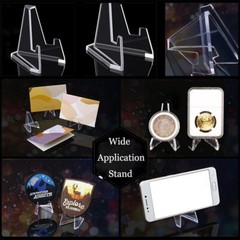 30Pcs Large Size Trading Card Stands Most Durable Display Coins Cards Holder USA