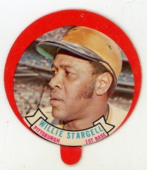 1973 TOPPS CANDY LIDS WILLIE STARGELL PITTSBURGH PIRATES