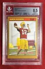 2005 Topps Bazooka – Aaron Rodgers #190 Gold (RC) BGS 8.5 Packers