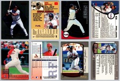 Brian Jordan 4 Card Collectors Lot – St. Louis Cardinals / Atlanta Falcons
