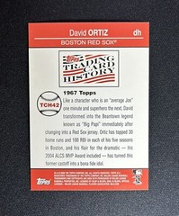 2008 Topps History David Ortiz THC42 1967 Style Baseball Card Boston Red Sox HOF